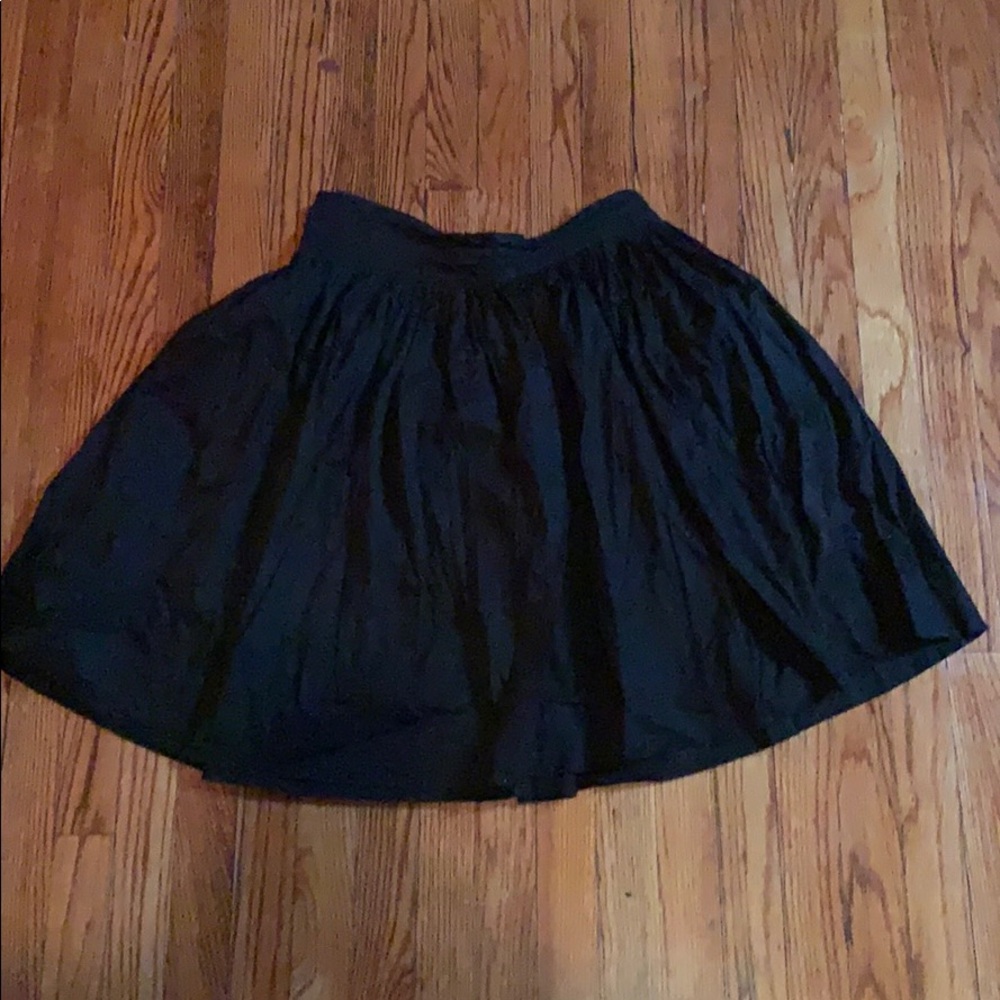 Trashy Diva Black Knee Length Circle Skirt Black